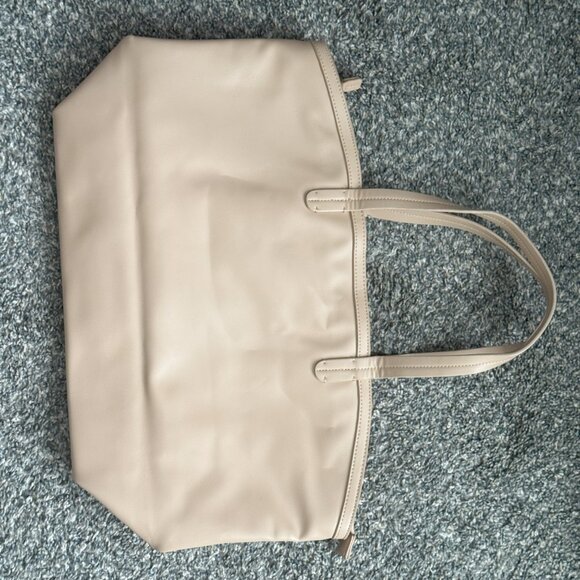 Lulu Dharma Camel Vegan Leather Tote - Picture 10 of 14